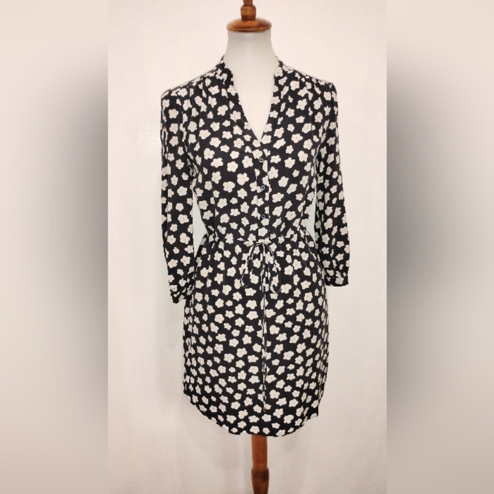 KATE SPADE FLORAL SILK DRESS - Picture 11 of 11